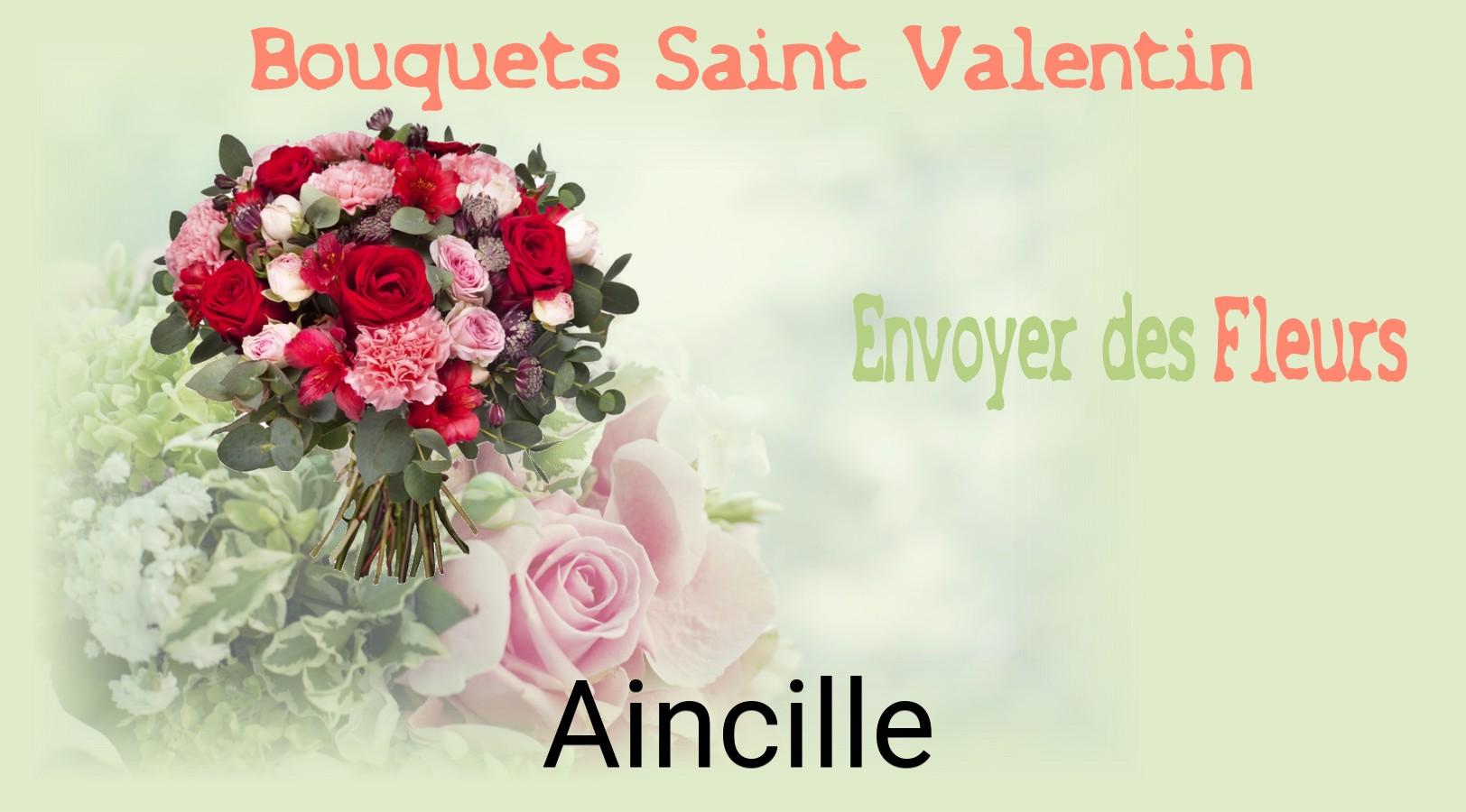 Roses de Saint-Valentin livrées à Aincille